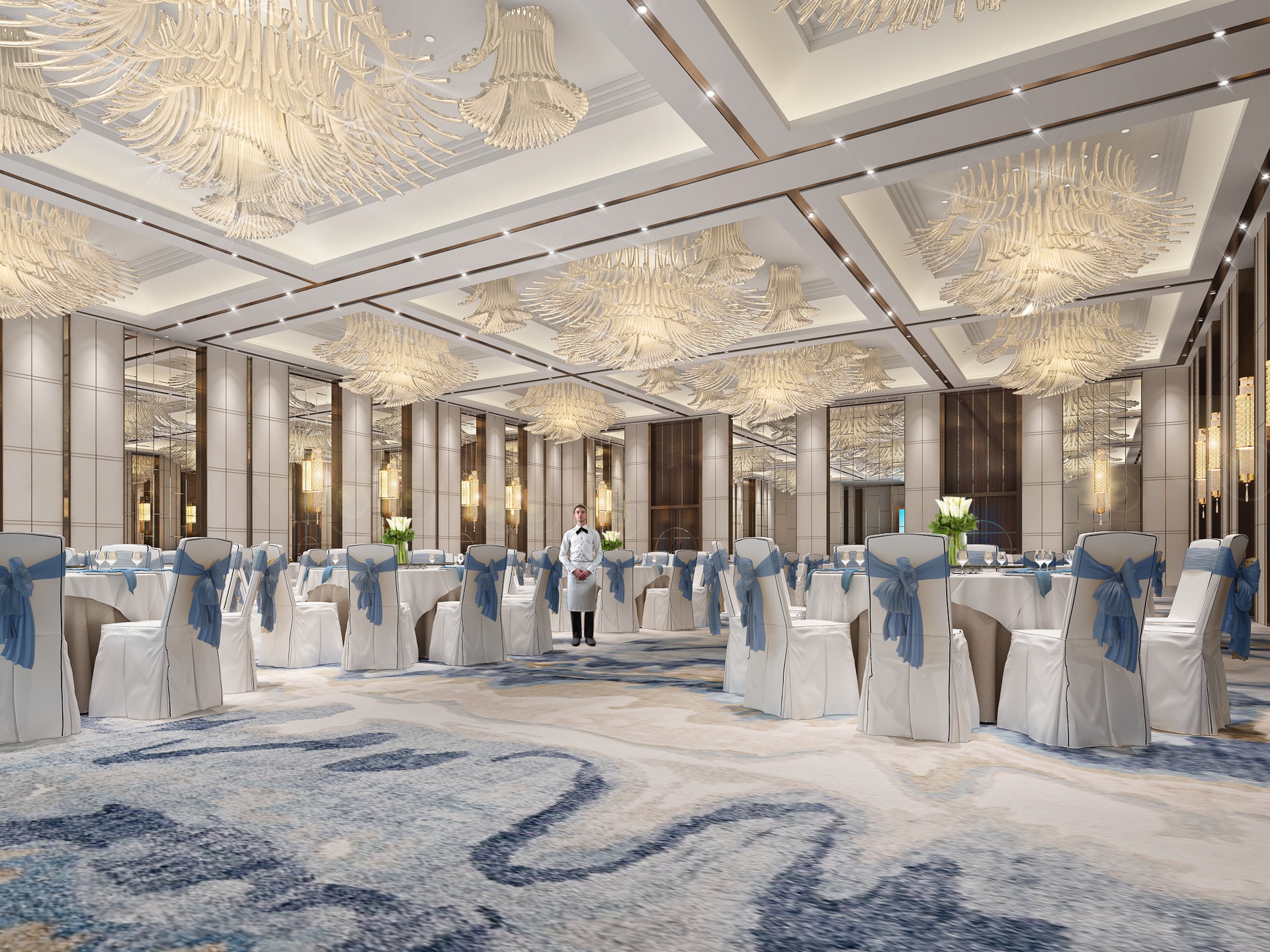 Media 1 for listing Luxury Wedding Hall | Hotel Banquet Ballroom Vol.02