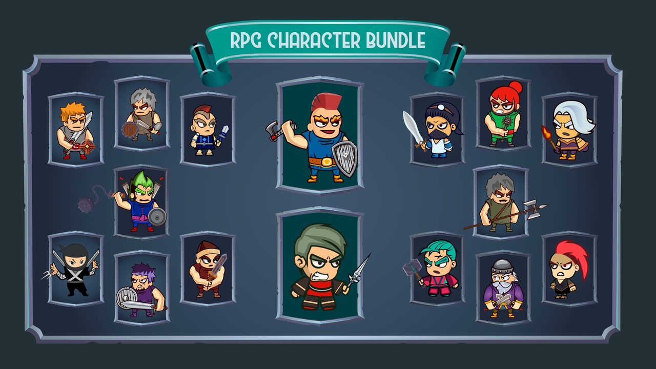 Media 1 for listing 2D Toon Rpg Characters