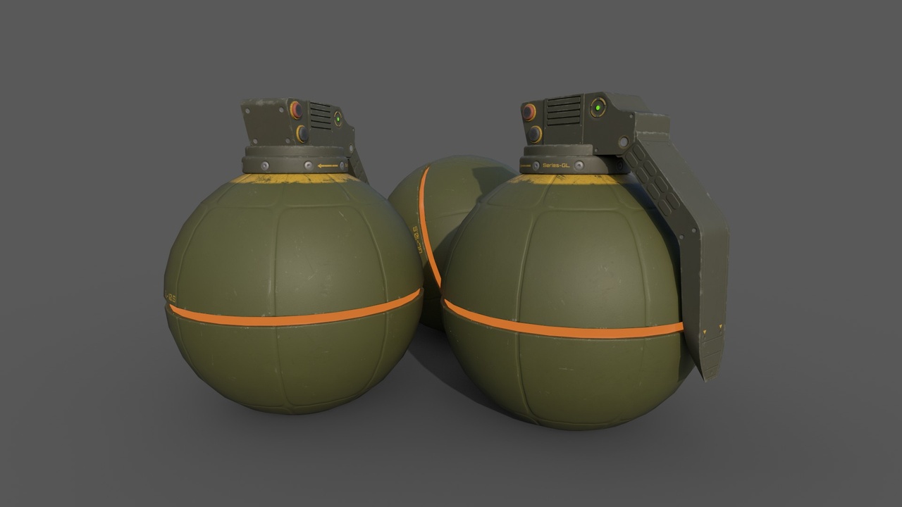Media 1 for listing Sci-Fi Grenades-Mines