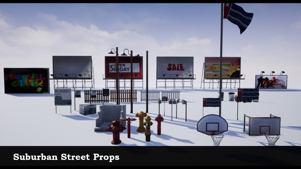 Media 1 for listing Suburban Street Props Collection