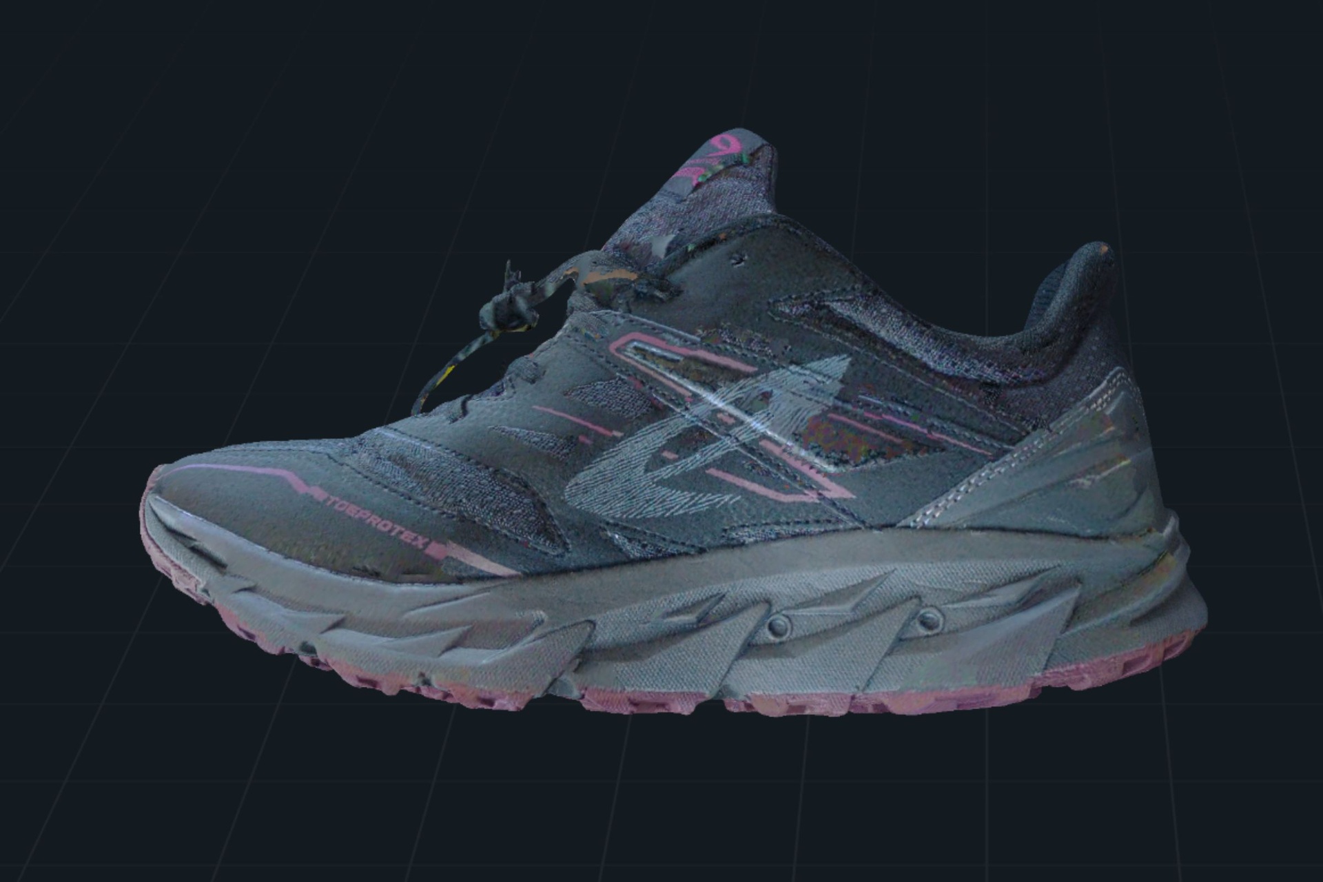 Media 1 for listing Black Tracking running shoe - 910