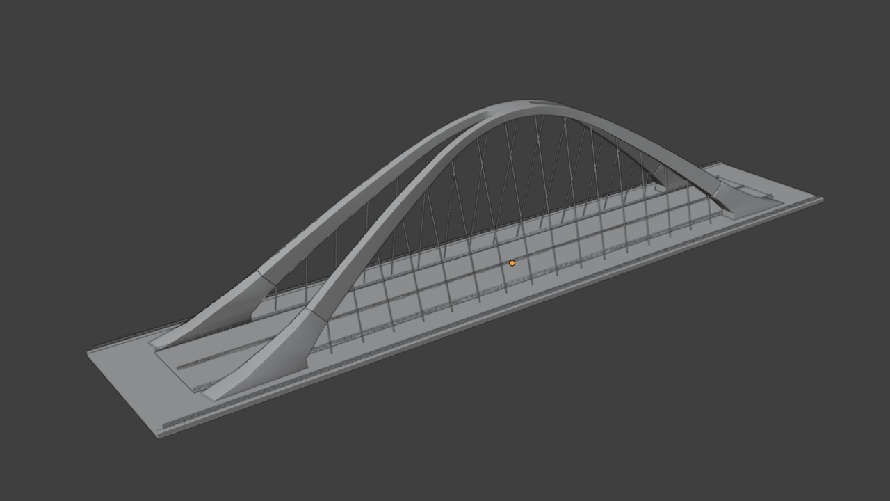 Media 1 for listing Arched bridge model