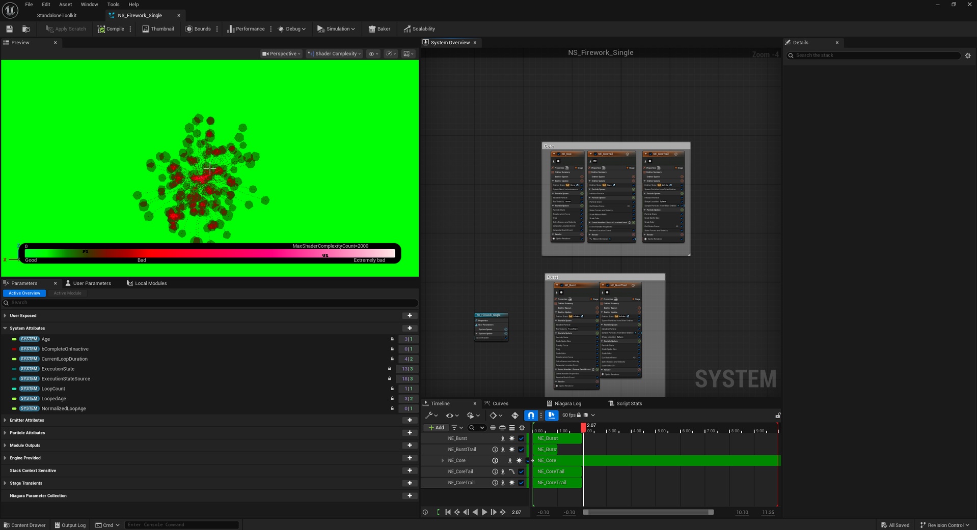 Media 1 for listing Simple Firework VFX | Unreal Engine 5+