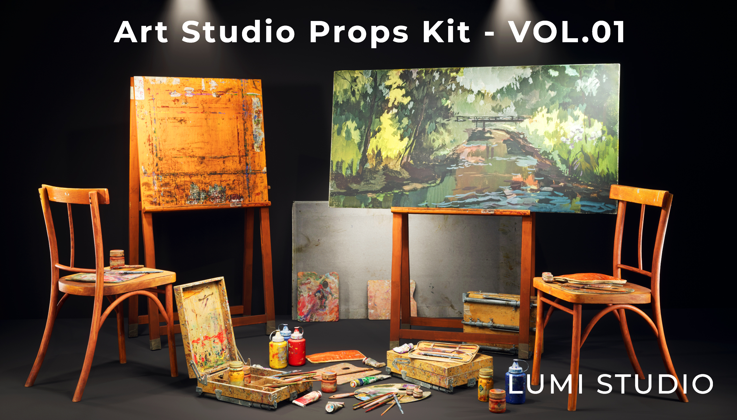 Art Studio Props Kit Vol.01 | Fab