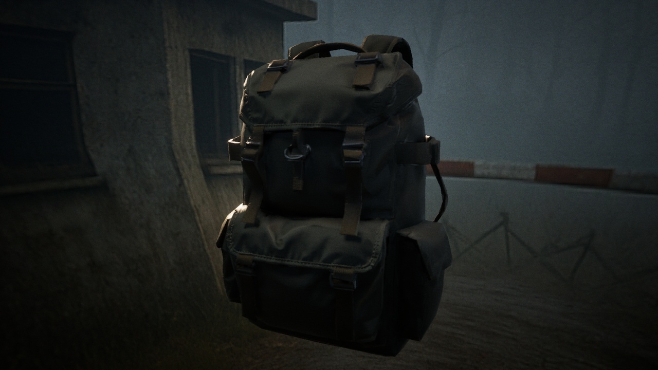 Media 1 for listing Soviet Military Backpack – Game-Ready 3D Asset (Low Poly Megascan)