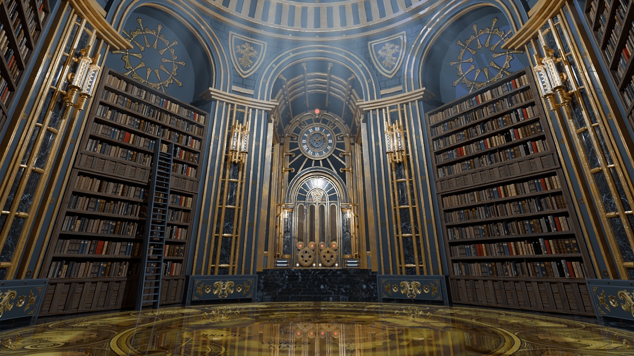 Media 1 for listing Library Steampunk