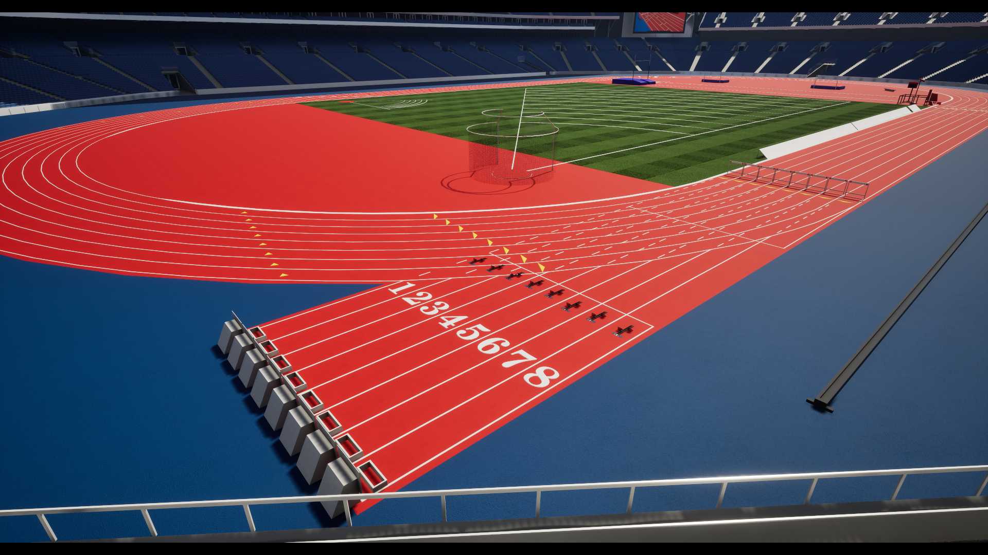 Track Hoops Athletics Track | Fab