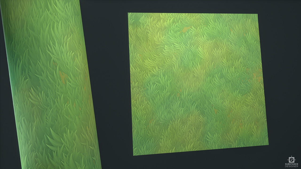 Media 1 for listing Stylized Grass Material