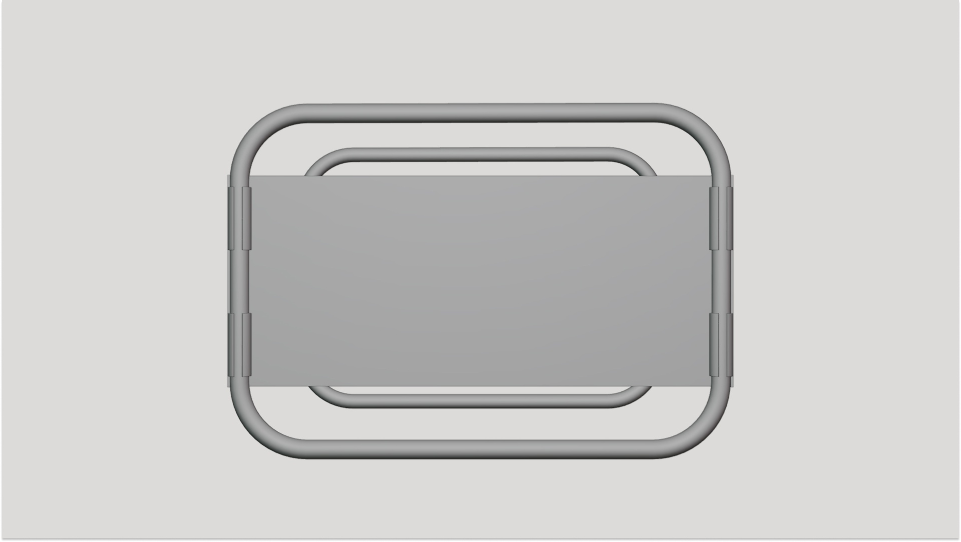 Media 1 for listing Metal Frame Signboard - Geometry Only No Textures No Materials