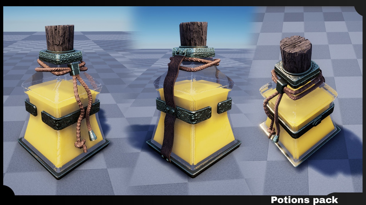 الوسائط 1 للقائمة Potions pack