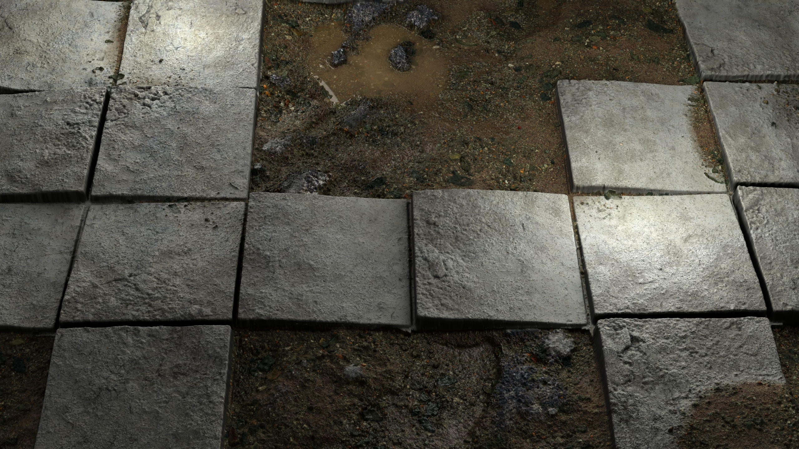 Media 1 for listing Apocalyptic Flagstones 8K PBR Texture
