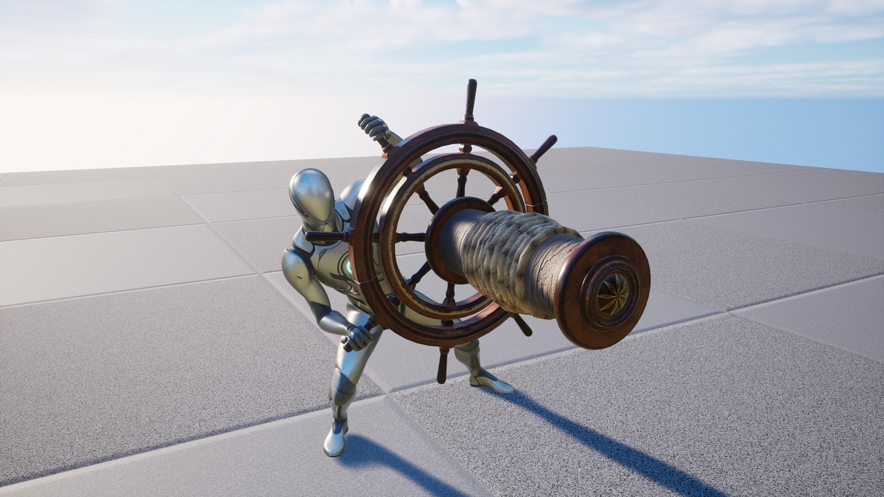 Медиа 1 для объявления Ship Steering Wheel animation