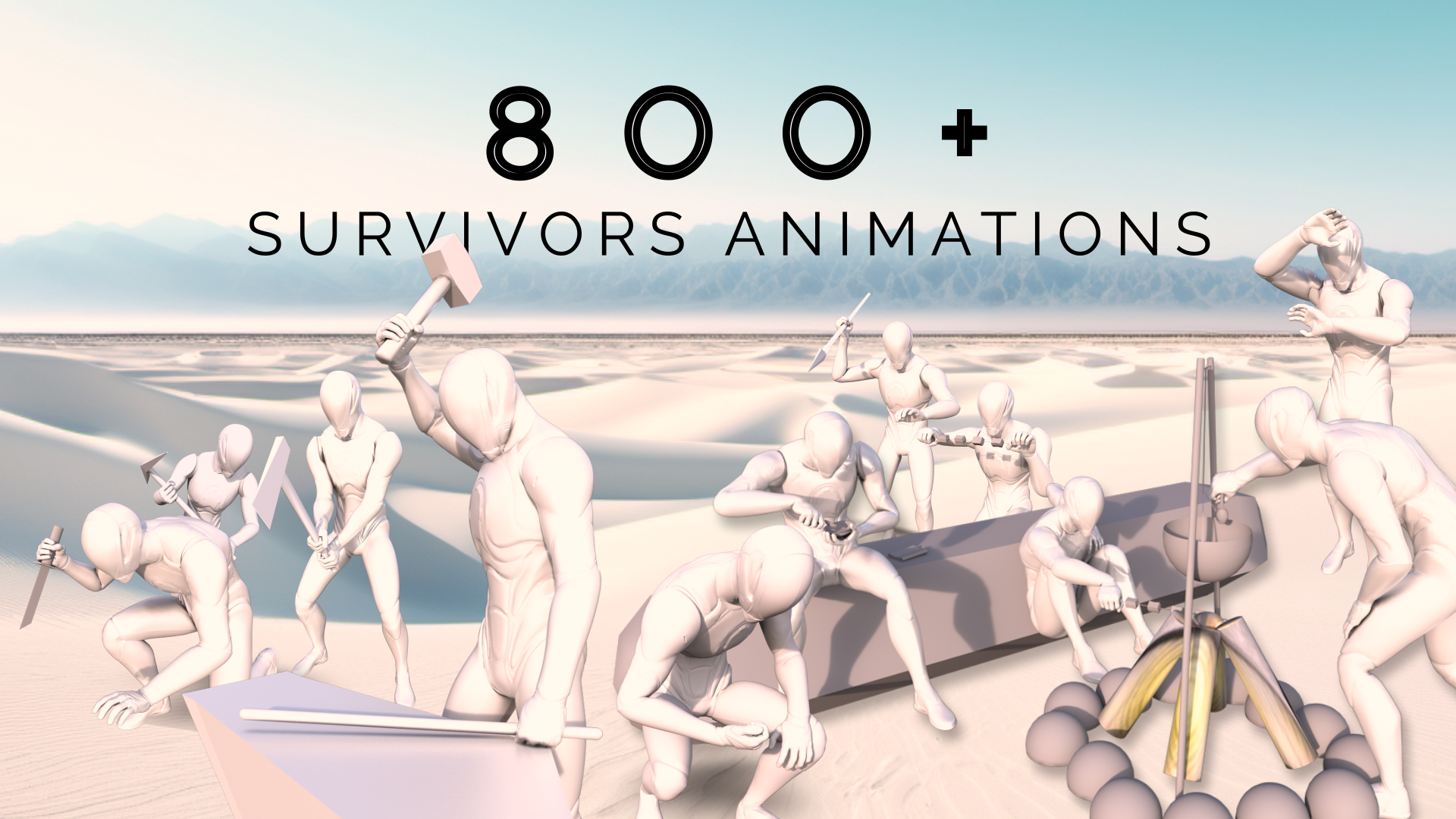 BUNDLE Survivors Animations | Fab