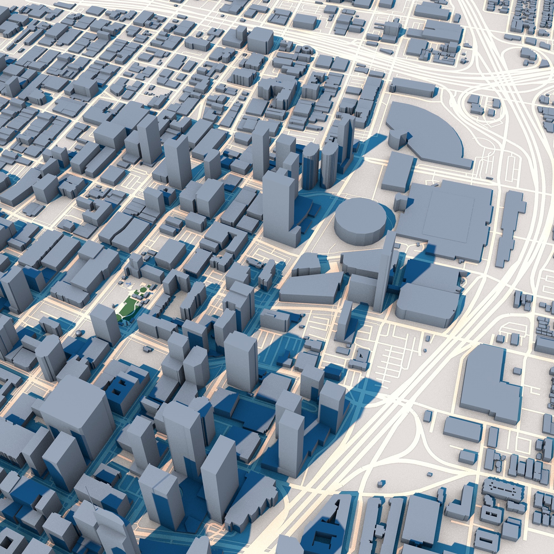 Media 1 for listing Los Angeles Downtown California USA | Detailed 3D City Map Vol.2