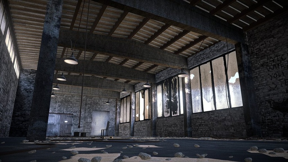 Media 1 for listing Abandoned Warehouse - Interior Scene