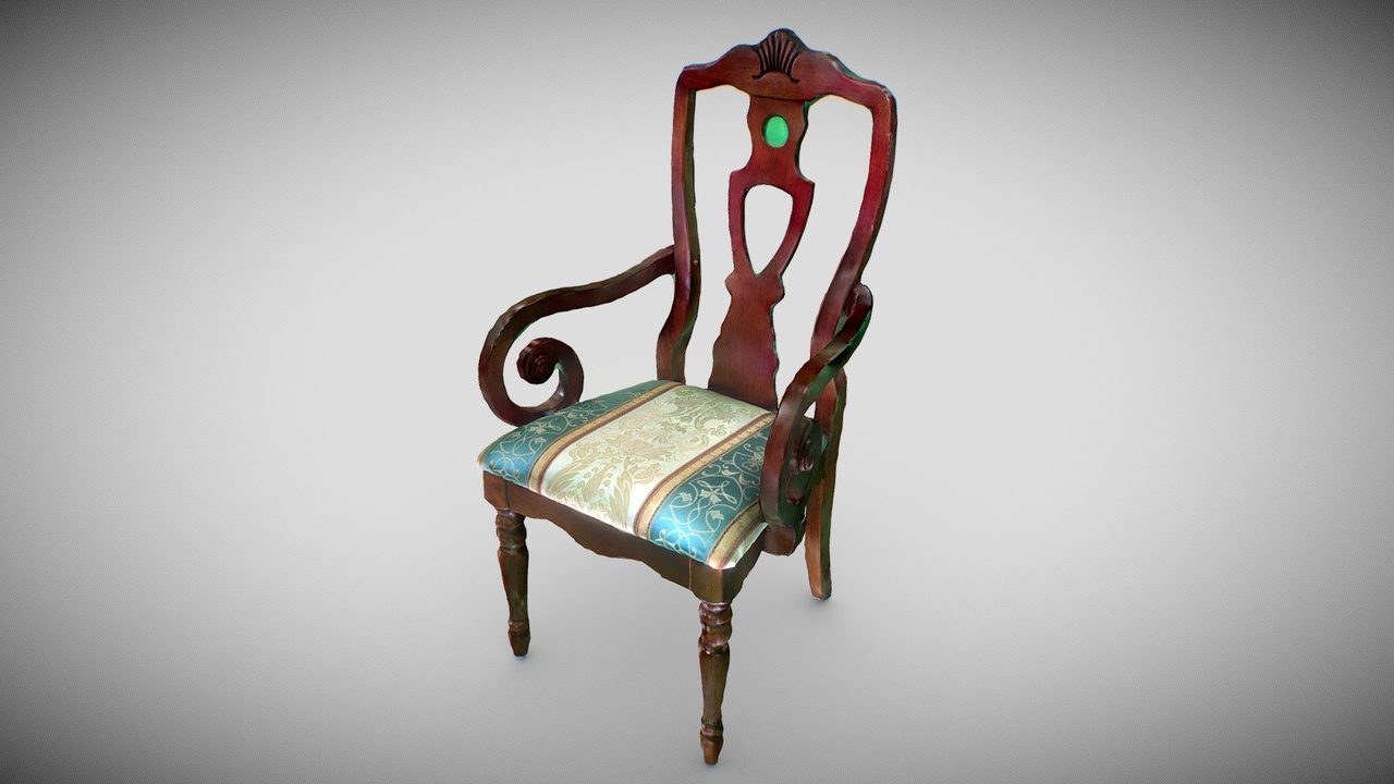 Media 1 for listing Antique Wooden Chair