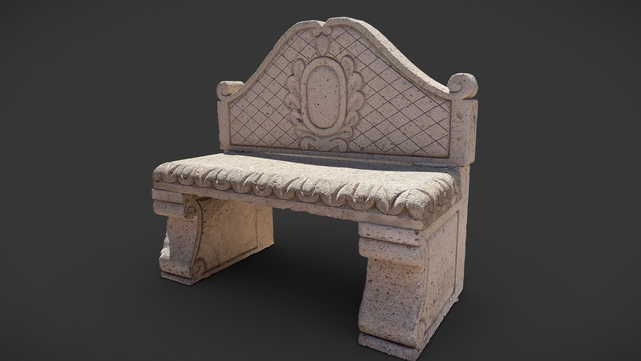 Media 1 for listing Solid Stone Bench