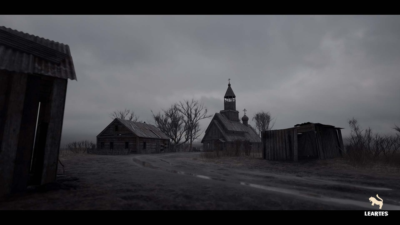 商品 Haunted Village Environment ( Horror Abandoned Postapo Medieval Russian House ) 的媒体 1