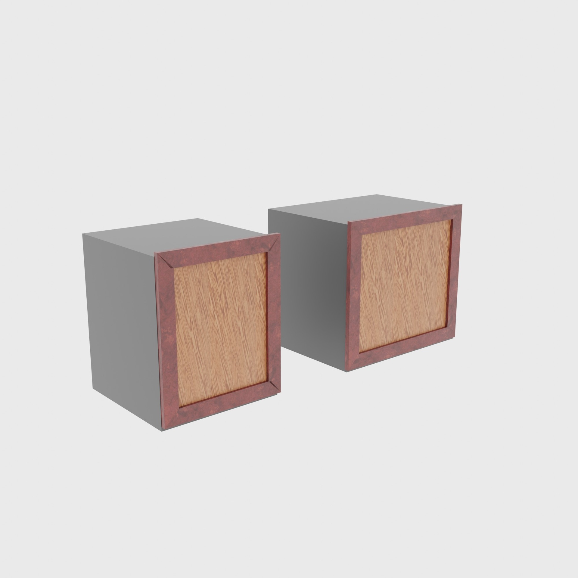 Media 1 for listing Wooden Cabinet Front Set