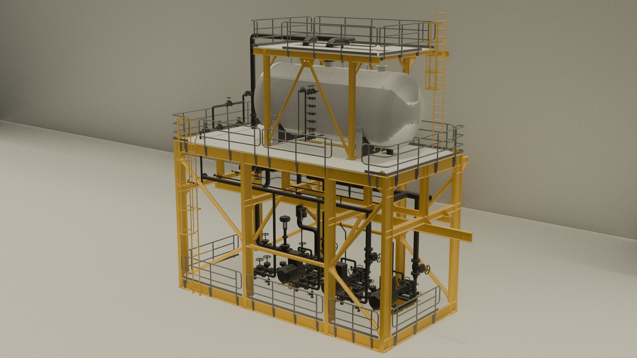 Media 1 for listing Industrial Tank Pumping Station with Access Platform