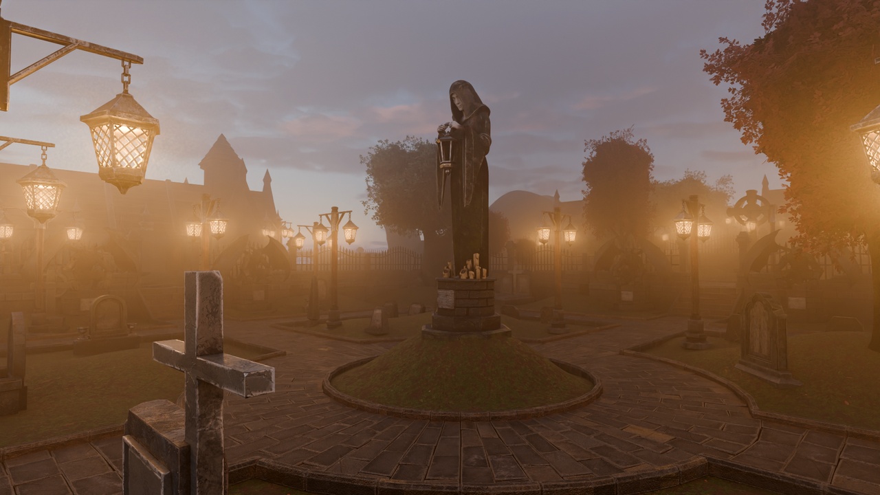 Media 1 for listing Modular Graveyard Cemetery asset pack