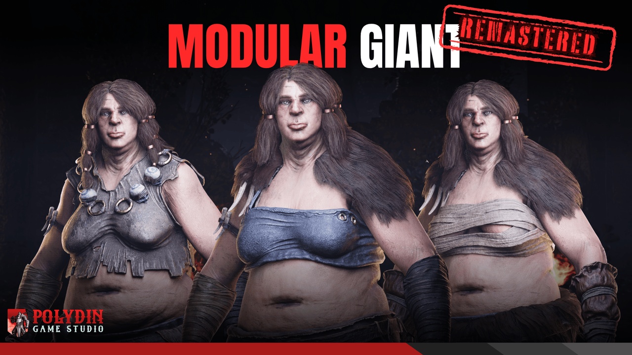 Media 1 for listing Giant - Modular Female Fantasy Collection