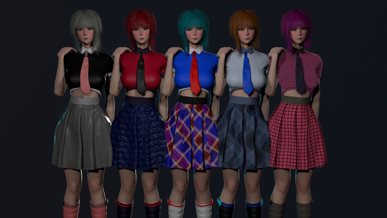 Media 1 for listing School Girl Customizable Modular