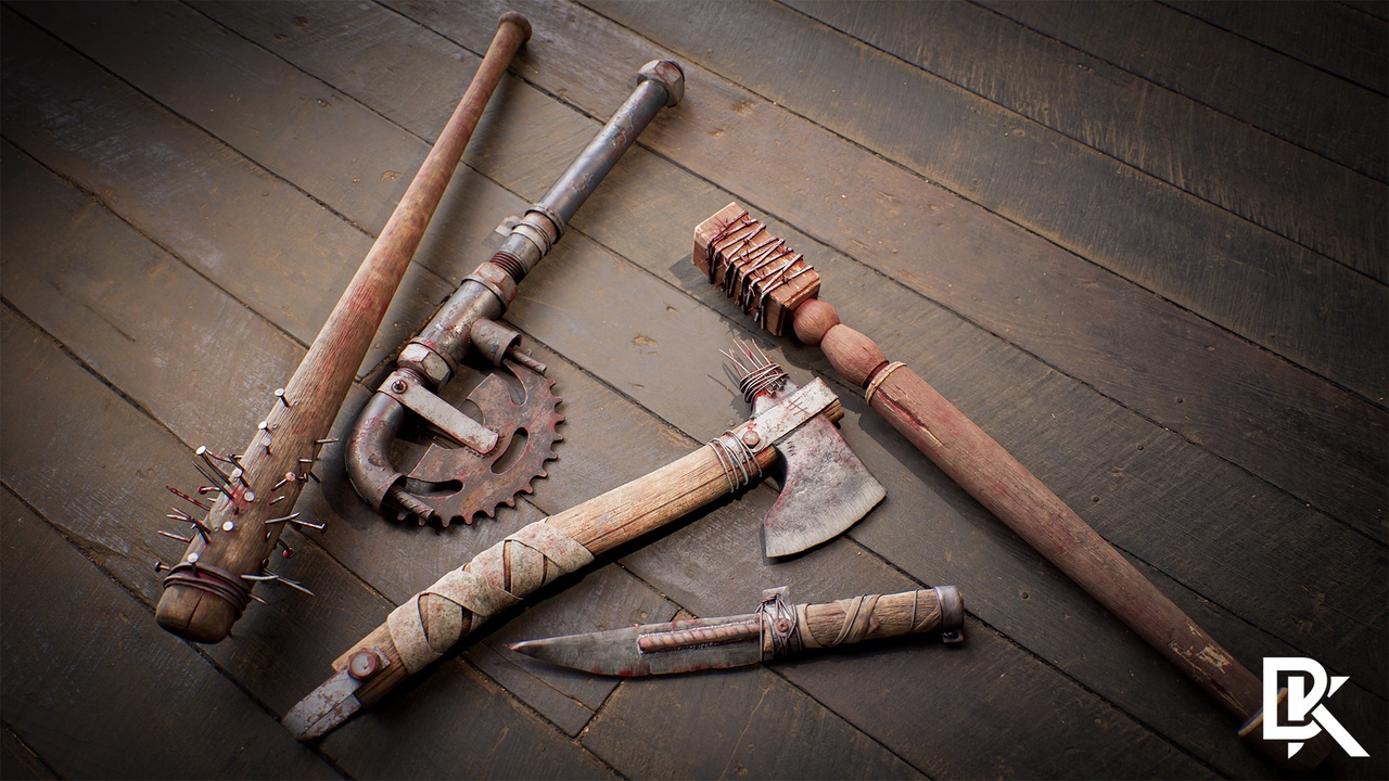 Media 1 for listing Post-Apocalyptic Melee Weapon Pack
