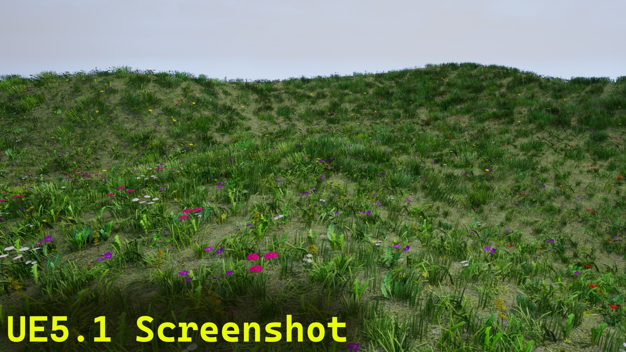 Media 1 for listing Foliage Pack V1 - with Flowers