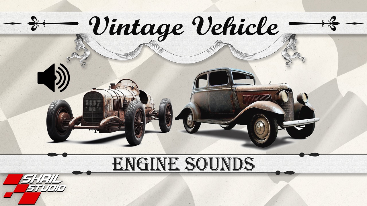 Media 1 for listing Vintage Vehicle Sounds