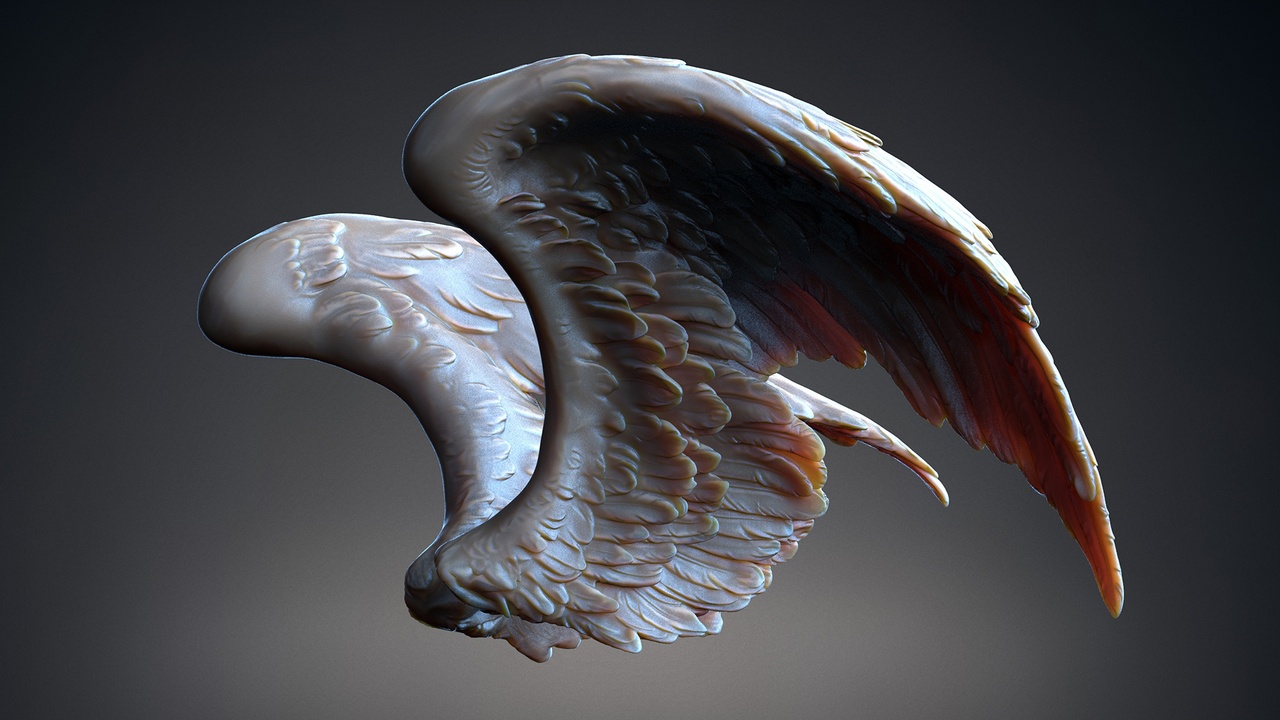 Media 1 for listing Wings - 2  I 3D Sculpting