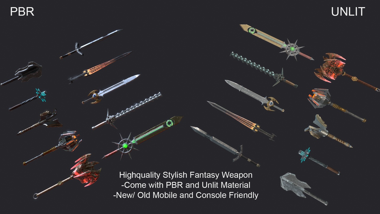 Media 1 for listing 10 Fantasy Stylish Weapon