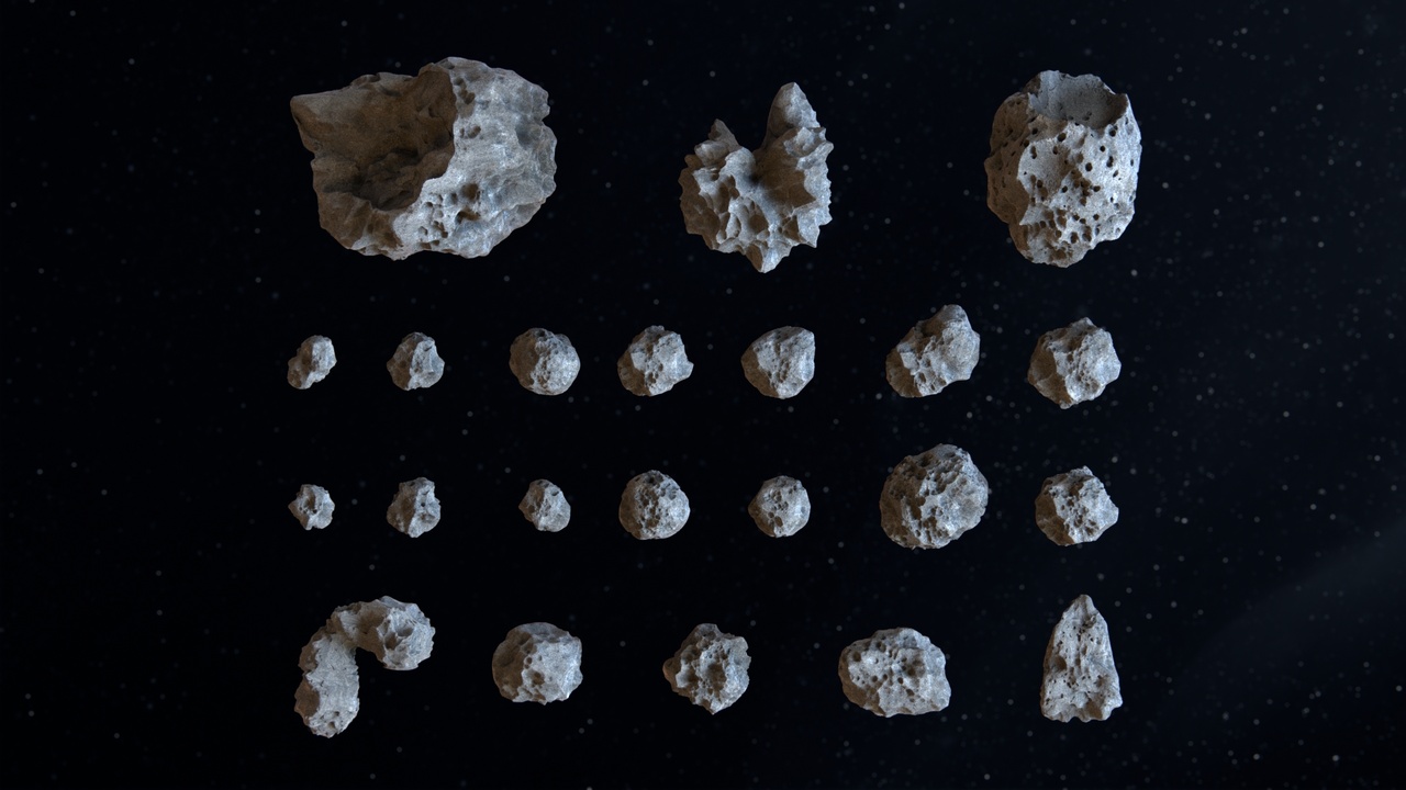 出品Detailed asteroids high-poly setのメディア1