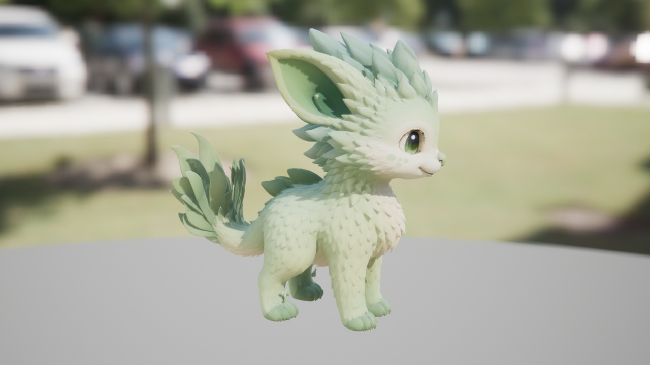 Media 1 for listing Eve – Cute Fantasy Fox Creature