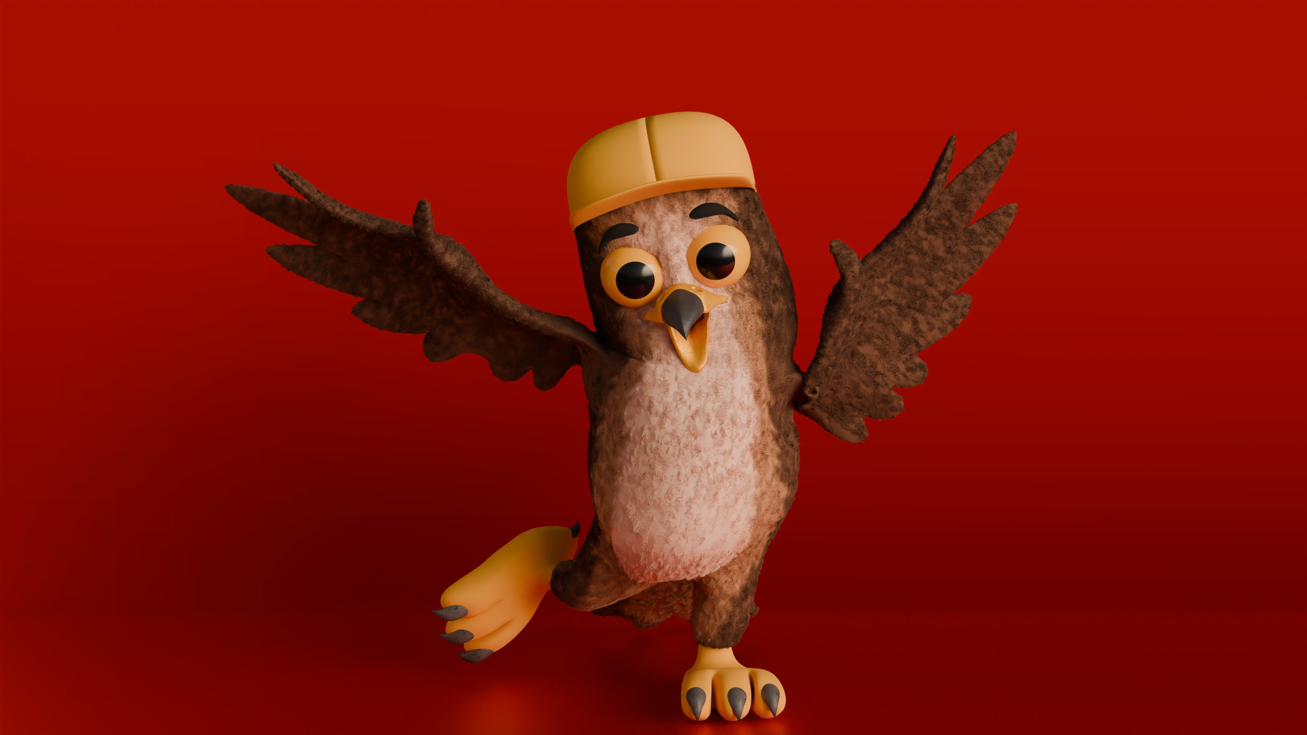 Media 1 for listing Streetwise Sparrow: A 3D Cartoon Bird Character