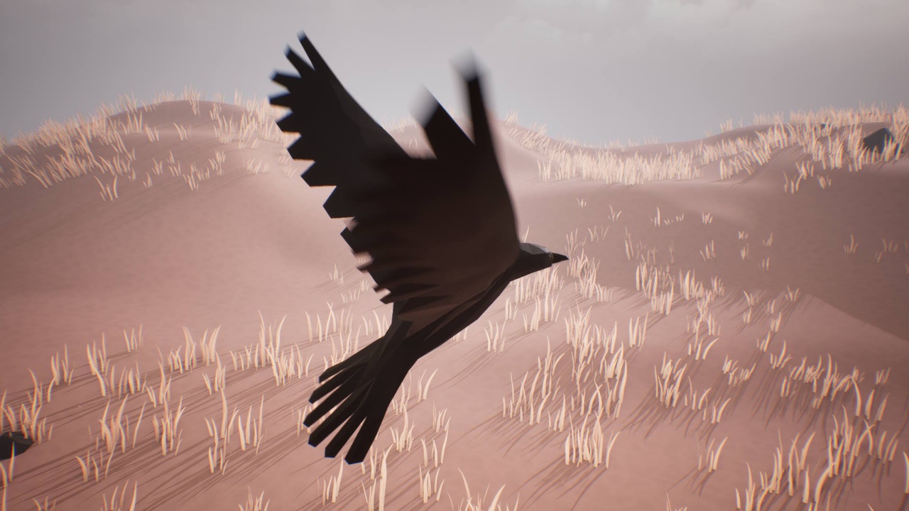 Media 1 for listing Low Poly Bird: Raven