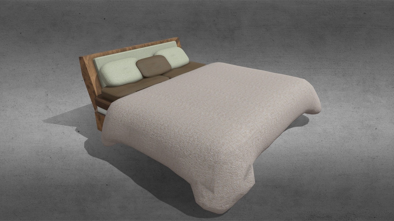 Media 1 for listing Fancy Wooden Bed