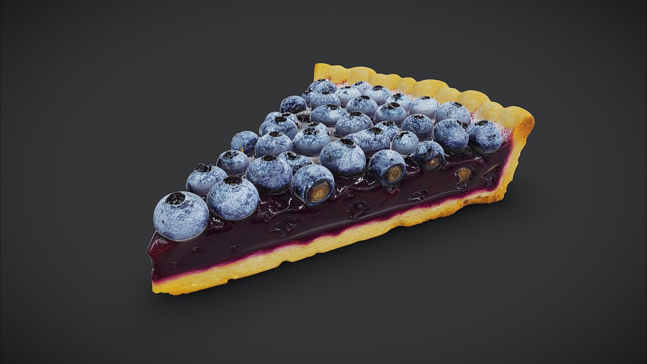 Media 1 for listing Blueberry Tart - Tarte Aux Myrtilles