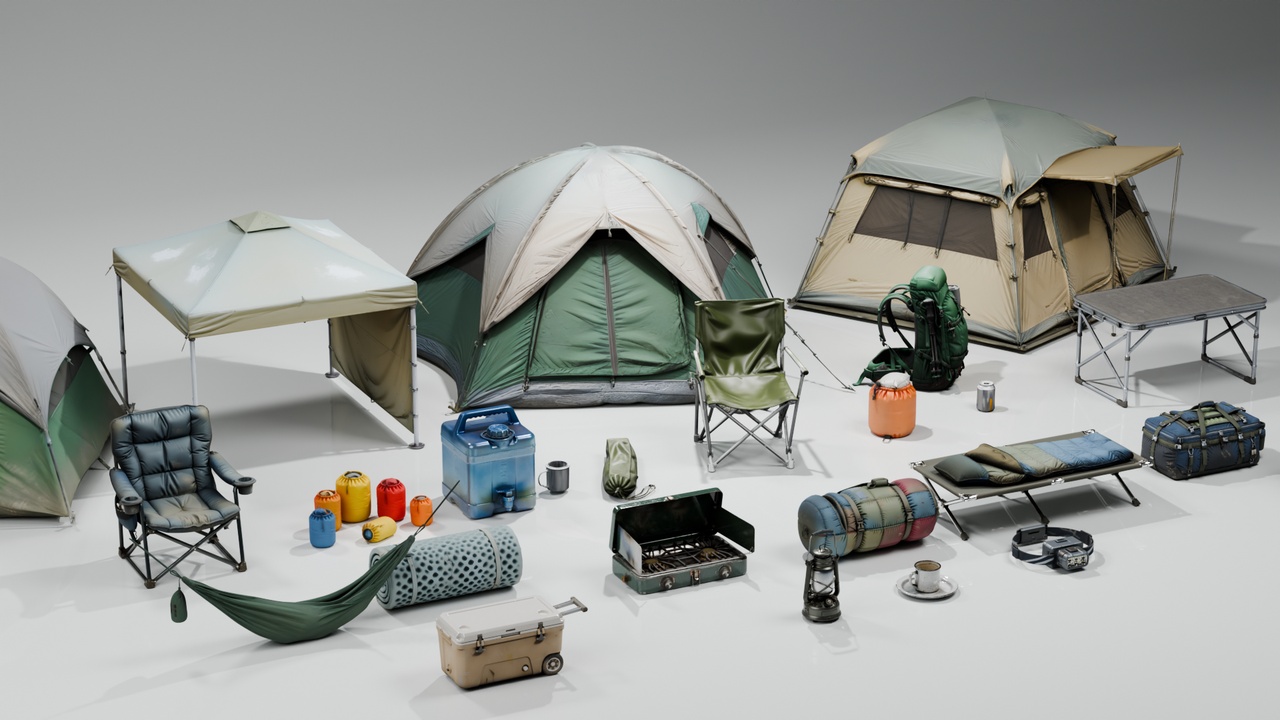 Realistic Camping Pack | Fab