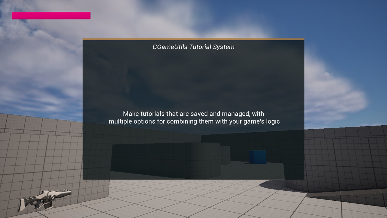 Media 1 for listing GGameUtils Tutorial System