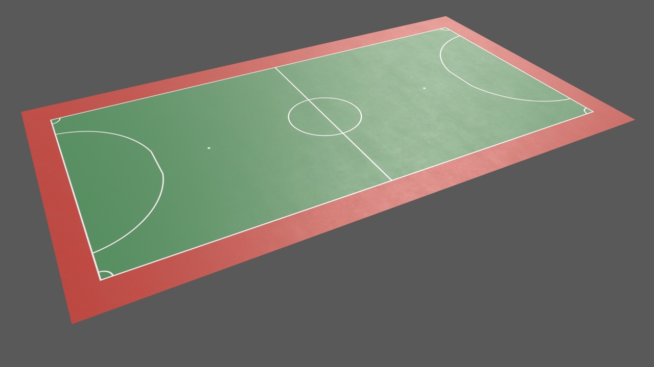Media 1 for listing Soccer and Football Court Floor PBR