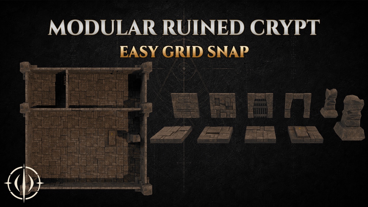 Media 1 for listing Modular Ruined Crypt
