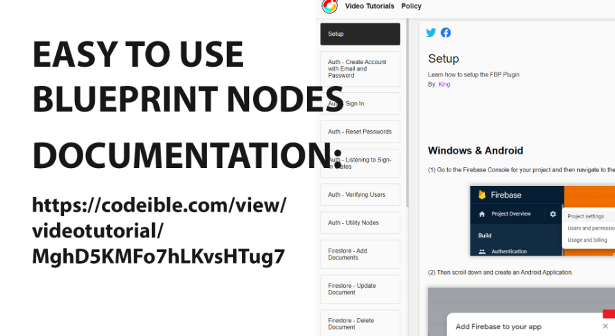 Firebase Blueprint Plugin Library | Fab