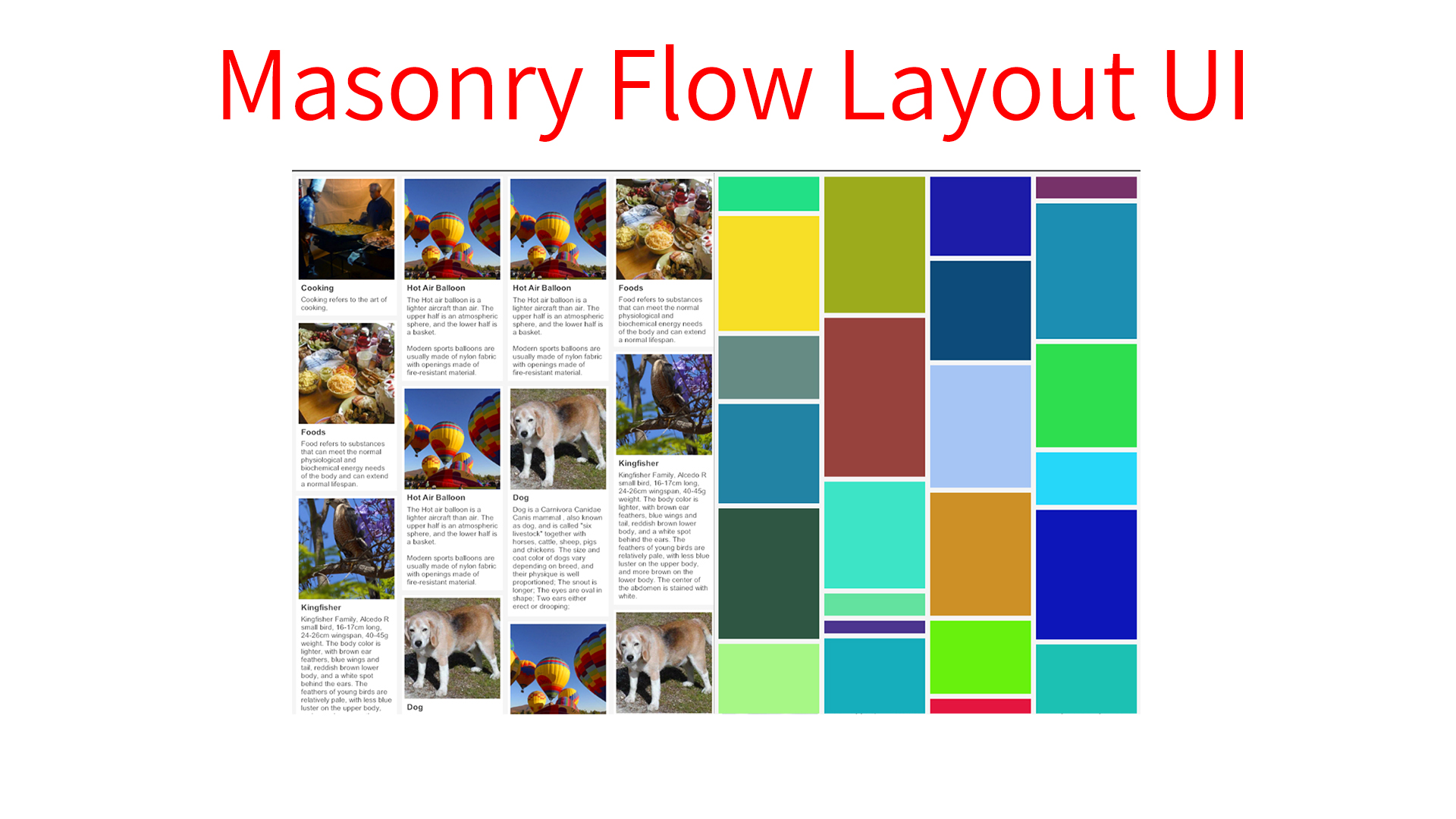 Masonry Flow Layout UI | Fab