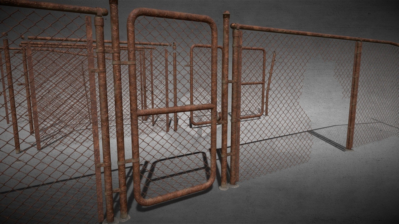 出品Modular Rusted Chain Link Fenceのメディア1