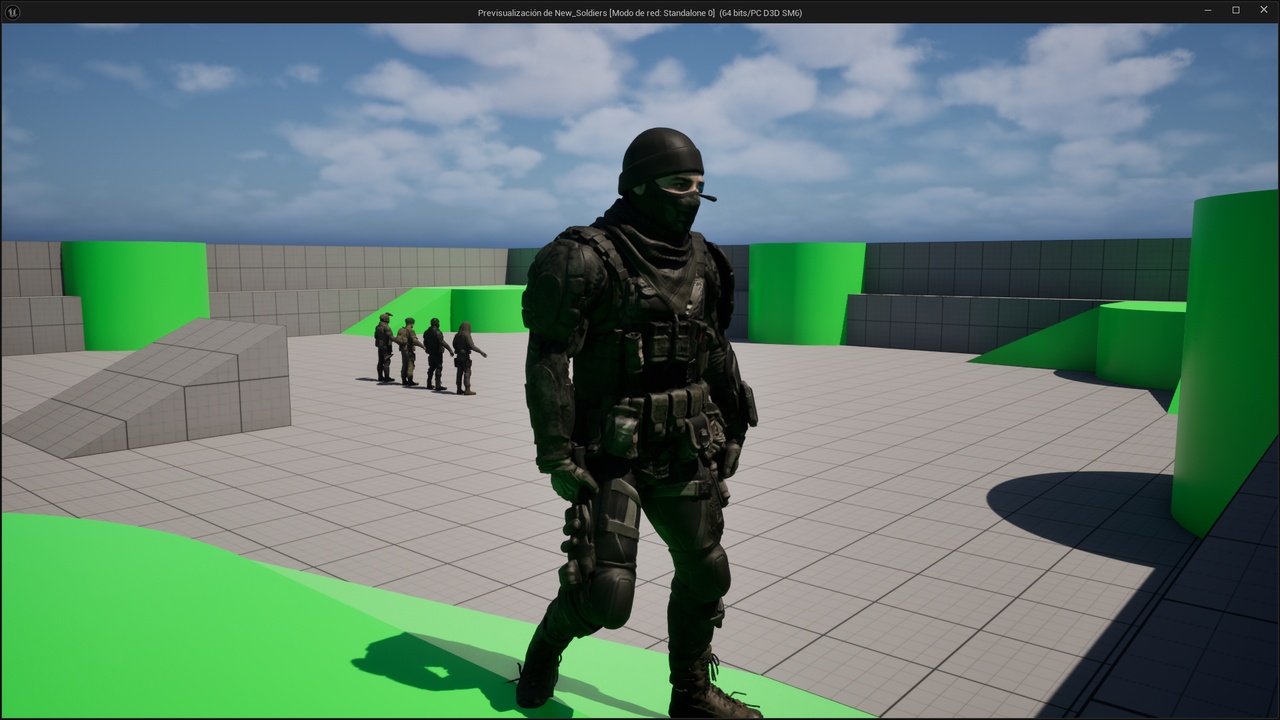 Media 1 for listing Tactical Soldiers Pack (4 Characters) – Available now on Fab!