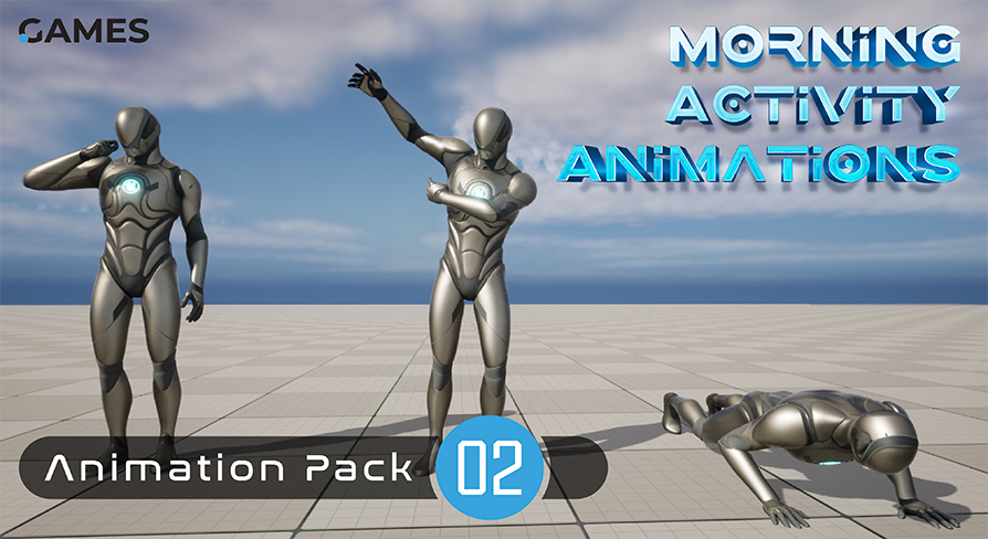 Morning Activity Animations - DotGames Animation Package #02 | Fab