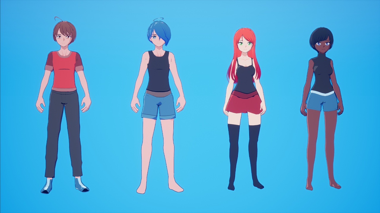 Anime Character Pack (Legacy) 제품 등록을 위한 미디어 1개