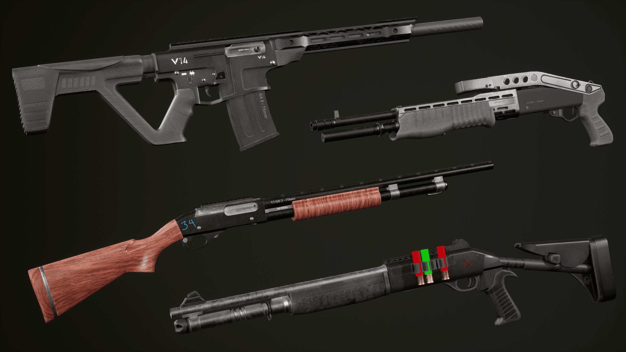 Media 1 for listing Shotgun Weapon Pack