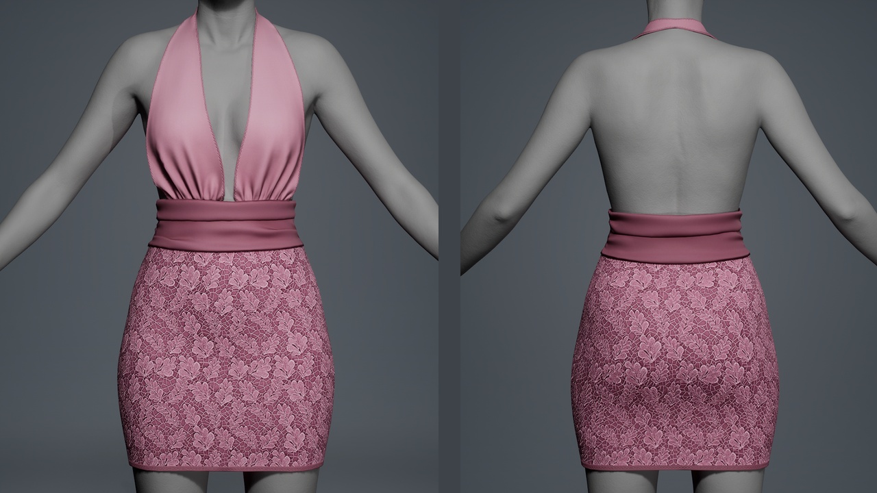 商品 Small Dress 01 - MetaHuman Clothing 的媒体 1